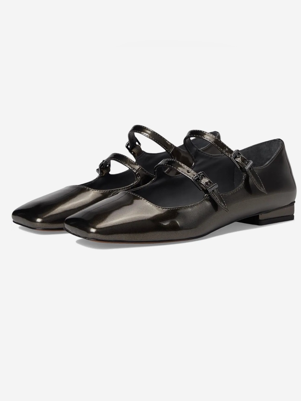 Franco Sarto Tesoro Mary Jane Black Patent Leather size 8.5 $120